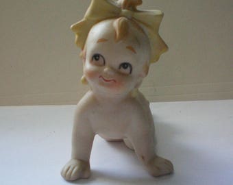 Bisque Kewpie Baby Girl Doll - 5319