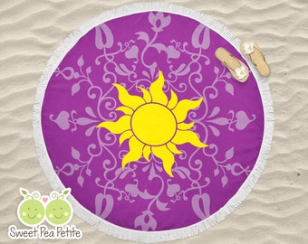 rapunzel sun embroidery design