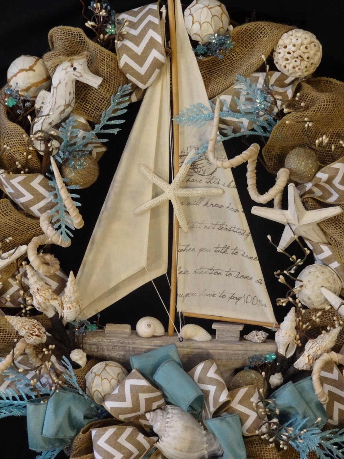 sailboat wreath decorations