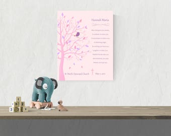 Baby Girl Baptism Gift Goddaughter Baptism Gift Godchild Baptism Keepsake Gift From Godparents Gift From Godmother Naming Day Gift - 31677
