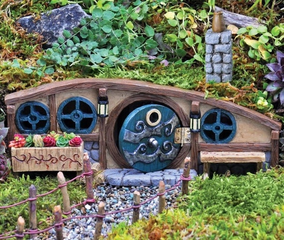 Fee Gartenhaus Miniatur Hobbit Haus Miniatur-Garten Gnome