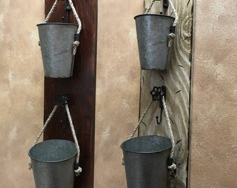 Wall Planter Outdoors Antique White Red Flower Pot Herb Garden Holder Distressed Rustic Wood Sconce With Wall Planter Outdoors Antique White Red Flower Pot Herb Garden Holder Distressed Rustic Wood Sconce With