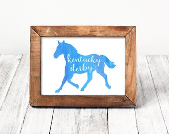 Kentucky Derby Party Sign. Kentucky Derby Party Printables.