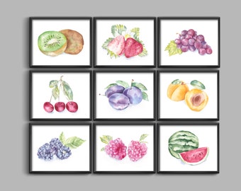 Fruit Wall Decor fruit wall art | etsy Fruit Wall Decor fruit wall art | etsy