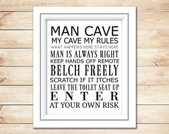Man Cave Wall Art man cave wall art | etsy Man Cave Wall Art man cave wall art | etsy