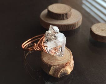 Herkimer Diamond Ring