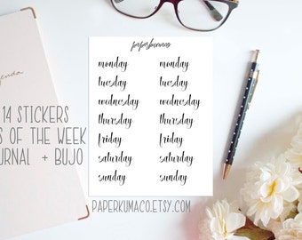 cute stickers for your bullet journals planners by paperkumaco