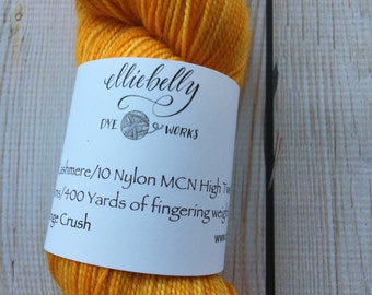 Elliebelly MCN High Twist Sock Yarn "Orange Crush"