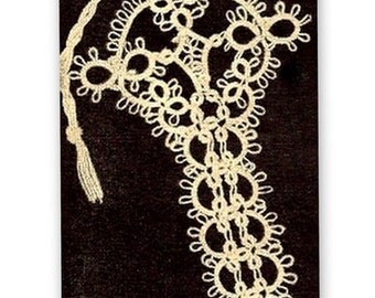 Tatted Cross Bookmark Pattern 729013