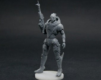 Garrus Mass Effect collection figure resin kit - Gift for GAMER