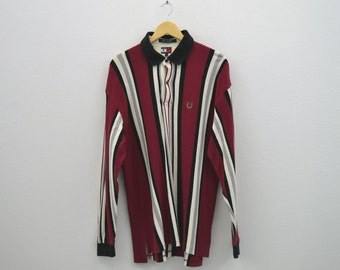 Tommy Hilfiger Vintage Shirt Vintage Hilfiger Casual Polo Shirt Mens Size XL