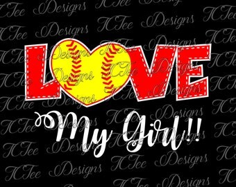 Download DNA Softball Fingerprint Softball Mom SVG Design