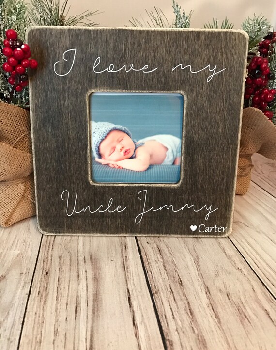 Uncle picture frame Custom picture frame I love my uncle