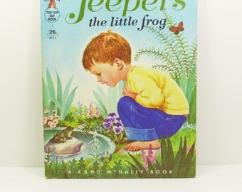 Jeepers the Little Frog by Marjorie Cooper, 1965 Tip-Top Elf Book with 29 Cent Cover