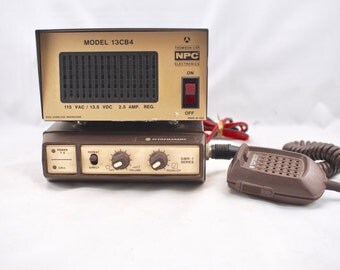 Vintage Standard CB Radio GMR-1 Series and NPC Power Supply Model 13CB4