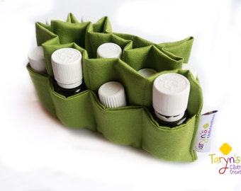 Essential Oils Case Insert, padded insert, divided pocket, doTerra Storage, Young Living Oils , Essential Oils Storage, Essential Oil Travel