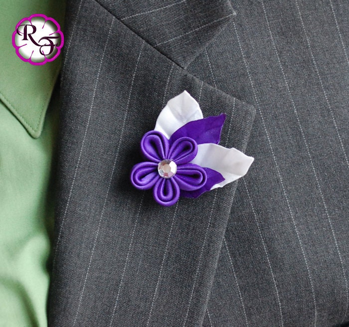 Lapel pin Lapel flower . flower pin Bridal accessory