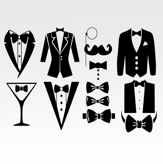 Download Tuxedo Bow Tie Tuxedo Formal Bib Bow Tie SVG and