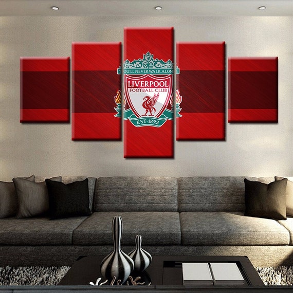 Liverpool Fc 5 Panel Canvas Framed Art Home Decor By Artistrydecor