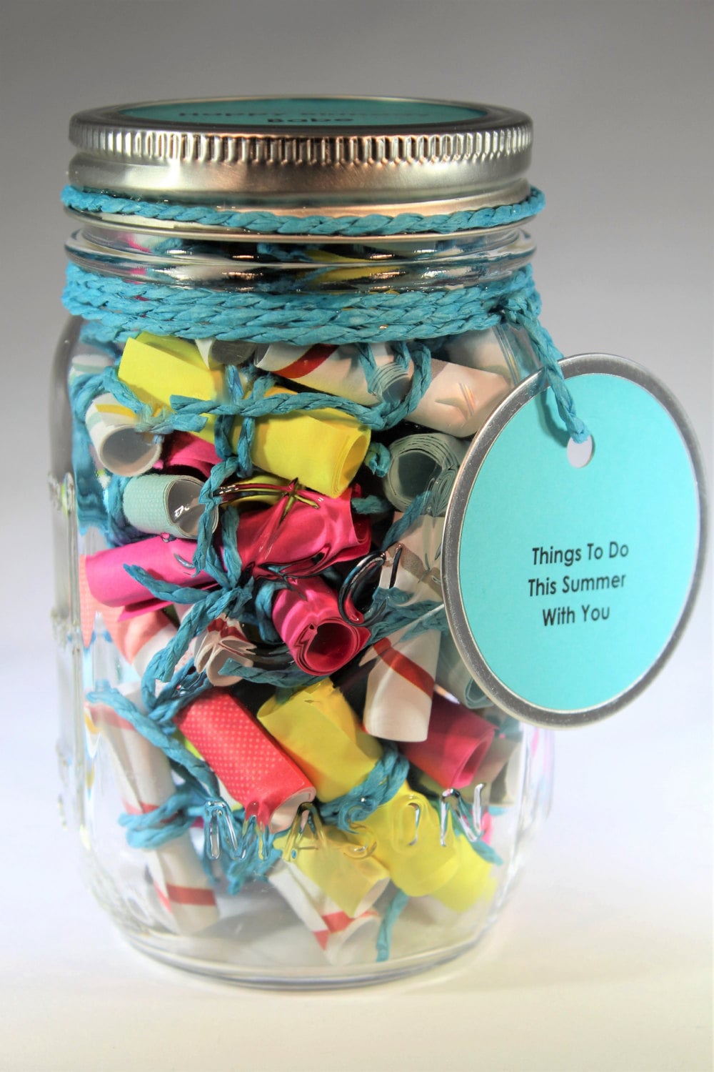 Message Filled Mason Jar