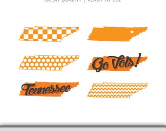 University of Tennessee Graphic Pack - Vols Graphic - Tennessee SVG File - DXF File - EPS File - Cut Files - 7 Formats Ready to Use!