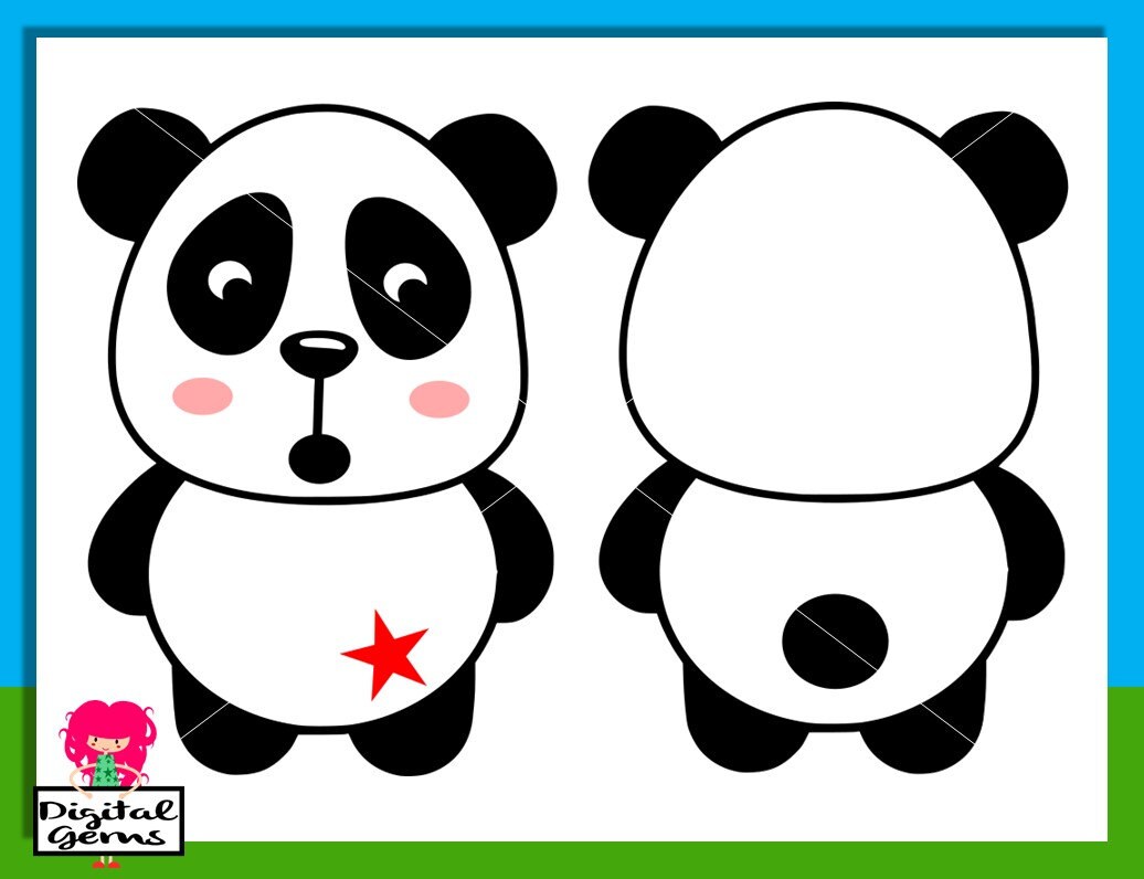 Download Panda SVG / DXF Cutting Files for Cricut Design Space