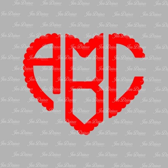 Free Free Heart Monogram Svg 413 SVG PNG EPS DXF File