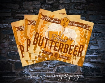Items similar to PRINTABLE Butterbeer Printable Labels on Etsy