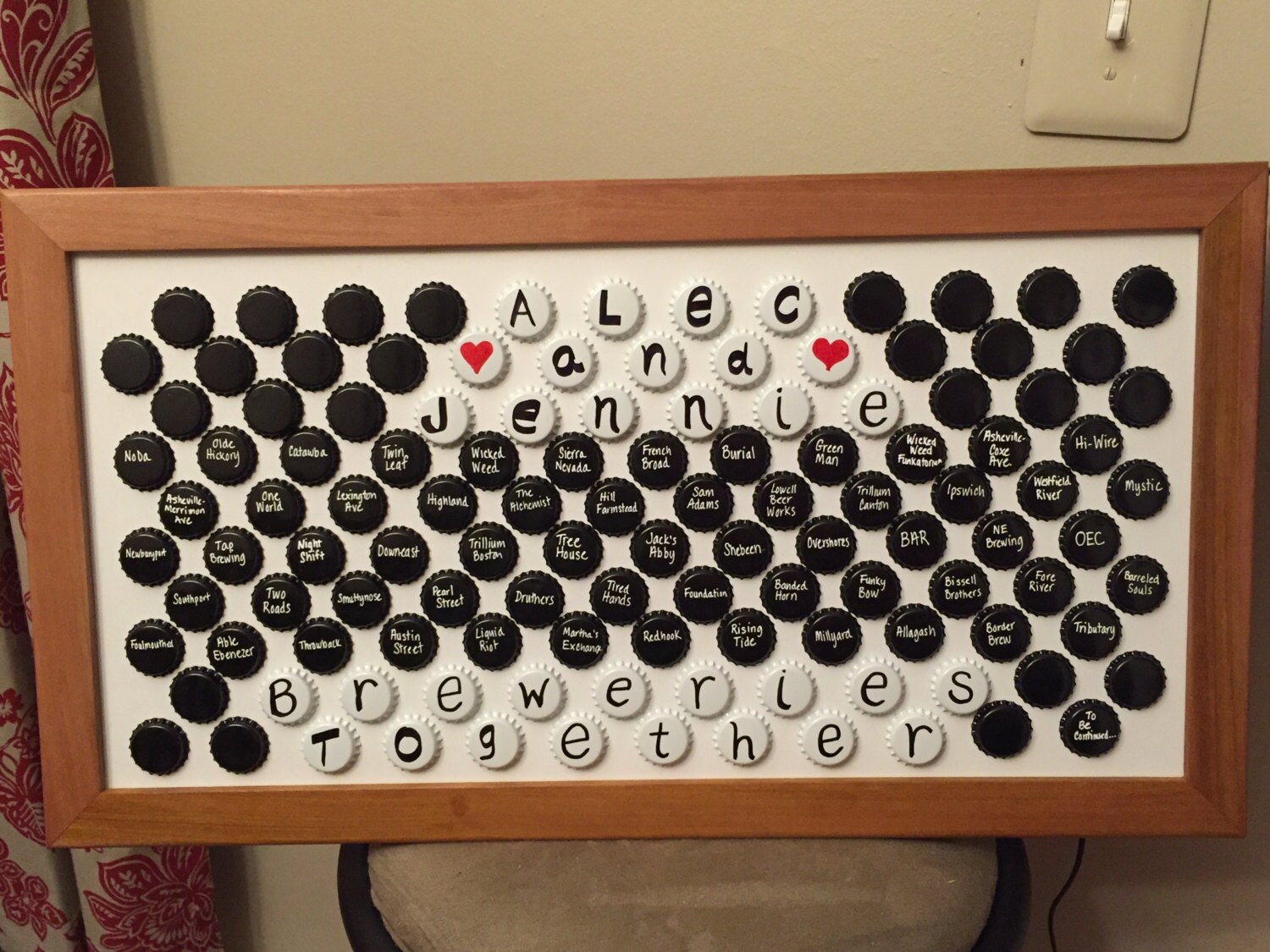 120 Bottle Cap Holder Bottle Cap Display Man Cave