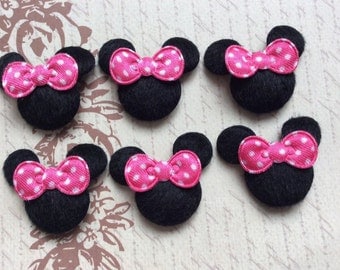 Felt minnie mouse head Ribbon - If you are making Minnie ears you will need this. I used