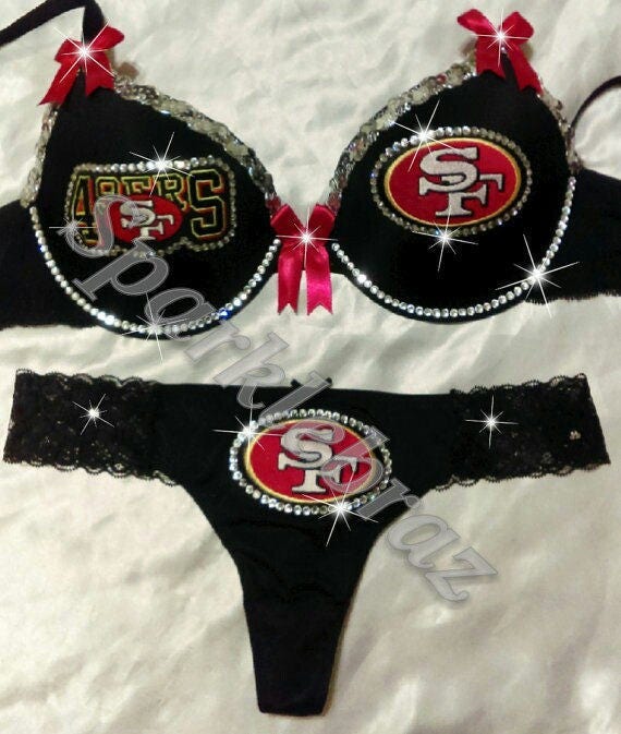 NFL bra setSan Francisco 49ers lingerieSan Francisco 49ers