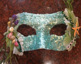 Custom made masks - Ariel, Elsa and Poison Ivy Inspired - Disney, DC Comics, Marvel Comic and more