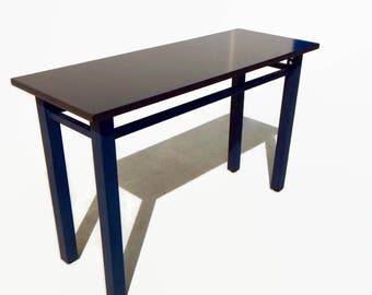 Metal Console Table, Handmade Furniture, Black Console Table, Tall Table, Welded Table Base, Industrial Table, Accent Table, Side Table