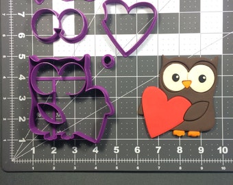 Stampo Per Biscotti A Forma Di Gufo - Zany Owl - 8 Cm (3.25 Inch) In Plastica Alimentare