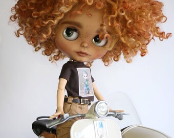 Curly Jordan. Boy Blythe. Free Shipping!