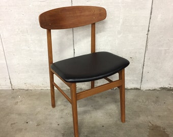 Stunning set of (6)six danish mid-century dining chairs - Danish-design
