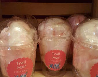 Trolls Favors | favor cups | Trolls Birthday favor | Cotton candy | set of 10