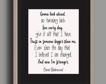 Something In The Water/Carrie Underwood/Stronger/Country Song/Country Lyrics/Encouraging Quote/Carrie Underwood Song/Country Song Hit