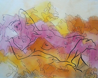 Painting "Naked woman"
