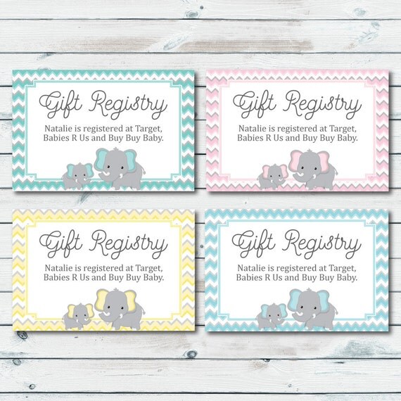 How To Put Registry On Baby Shower Invitations 5