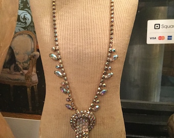 Ca. 1930s Mazer Style Swarovski Crystal Necklace