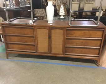 SOLD: Mid Century Credenza or dresser sideboard in Solid Cherry