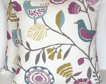 2 x 16" (40cm x 40cm) Clarke & Clarke Folki Heather Scandi Style Cushion Covers