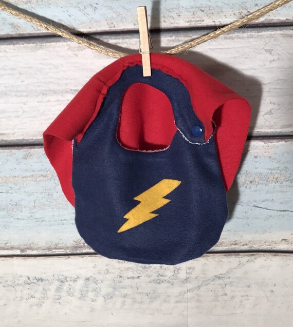 Superhero baby teething bib drool bib unique baby boy