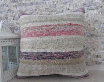 natural kilim pillow 18 x 18 handmade kilim pillow decorative pillow for couch turkey embroidery design kilim cushion sofa pillow