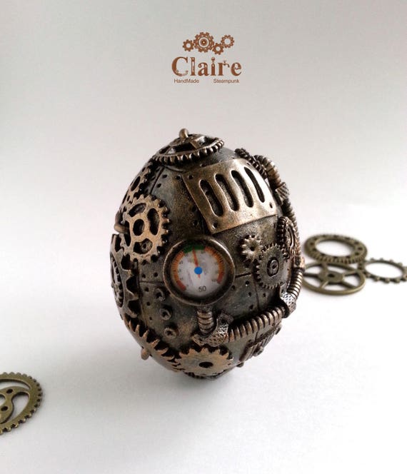 Steampunk Easter Egg. Easter Decor. Bronze Egg. Steampunk Decor. Home Decor. Easter Party. Party Decor. Holiday Decor. Easter Gift. Gears by JewelryClaire steampunk buy now online Steampunk Easter Egg. Easter Decor. Bronze Egg. Steampunk Decor. Home Decor. Easter Party. Party Decor. Holiday Decor. Easter Gift. Gears by JewelryClaire steampunk buy now online