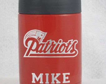12 oz yeti colster New England Patriots Personalized customized with name