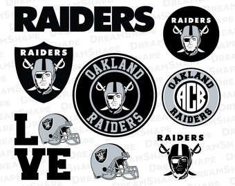 Oakland Raiders SVG, American Football SVG Cut Files, Oakland Raiders Football, Oakland Raiders, Oakland Raiders SVG Files, Instant Download