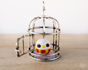 Harry Potter jewelry - Hedwig cage, hedwig pendant, hogwarts letter, gryffindor, cage necklace, kawaii pendant, owl necklace
