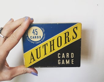 1950's 60's Edition of Authors a Whitman Card Game - Complete! - OSVHG0001